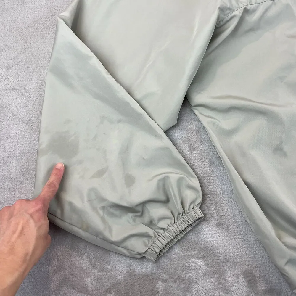 Simms Fishing‎ Jacket Men Large Beige Full Zip Hooded Windbreaker Elastic Waist - Picture 11 of 16